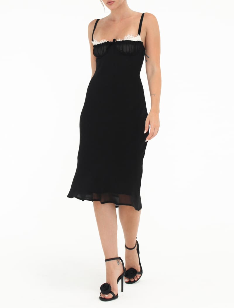 Bardot diana midi fashion dress