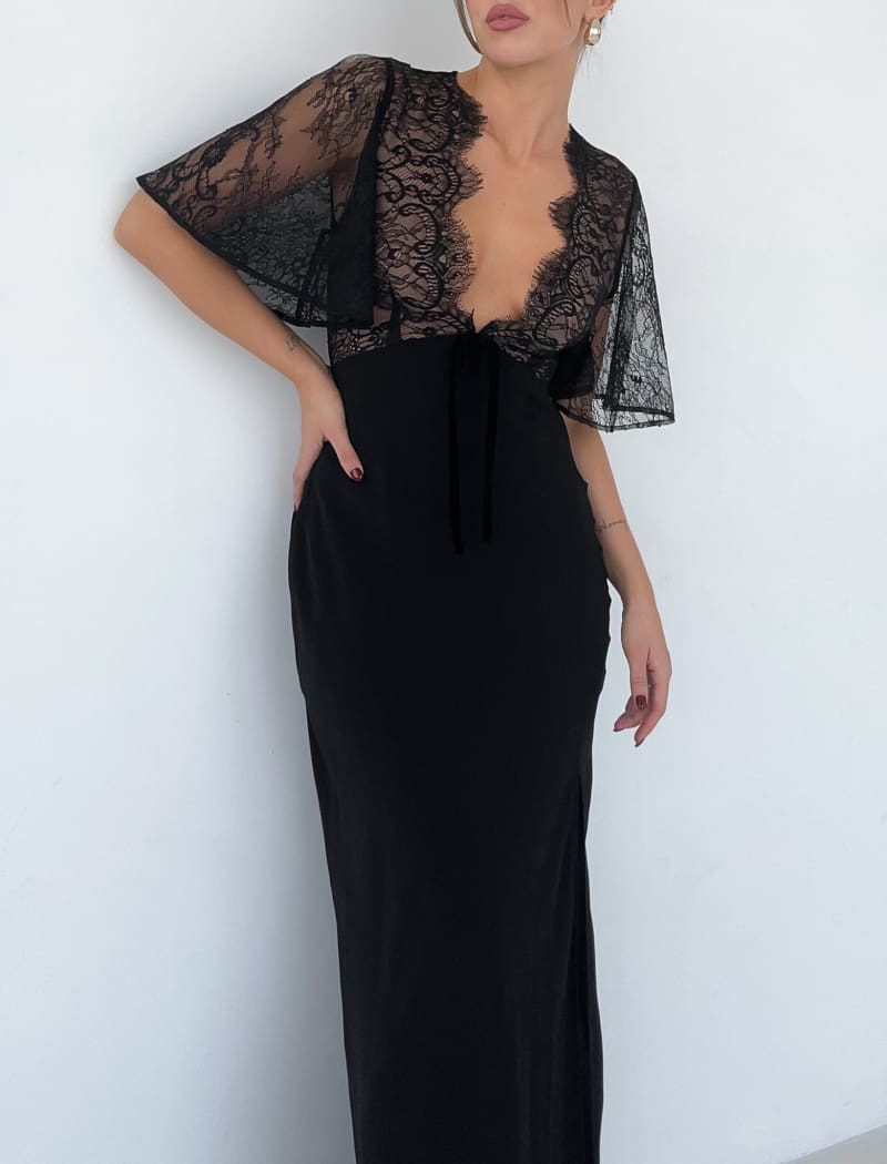 Verona Maxi Dress | Black