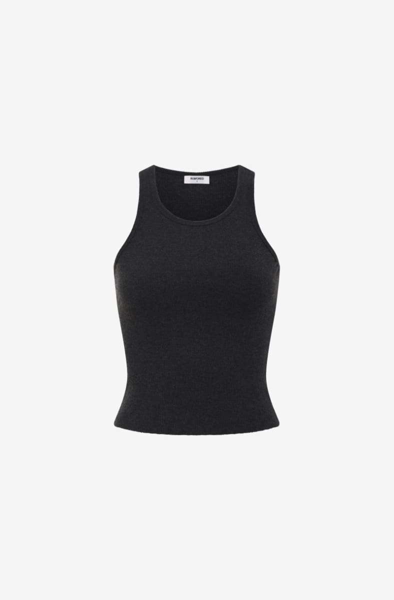 8 Mile Tank | Black - Camis and Tanks