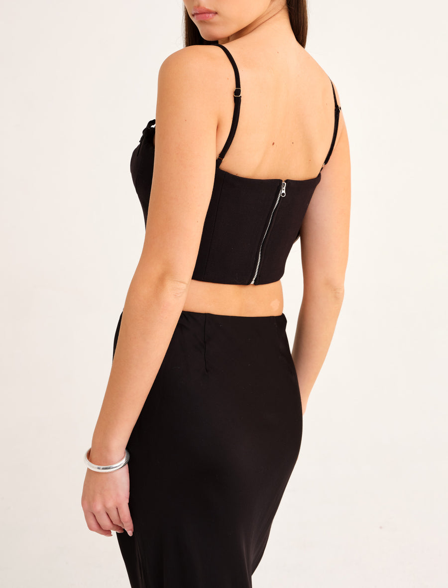 A Little Dream Top | Black - Bustiers and Corsets