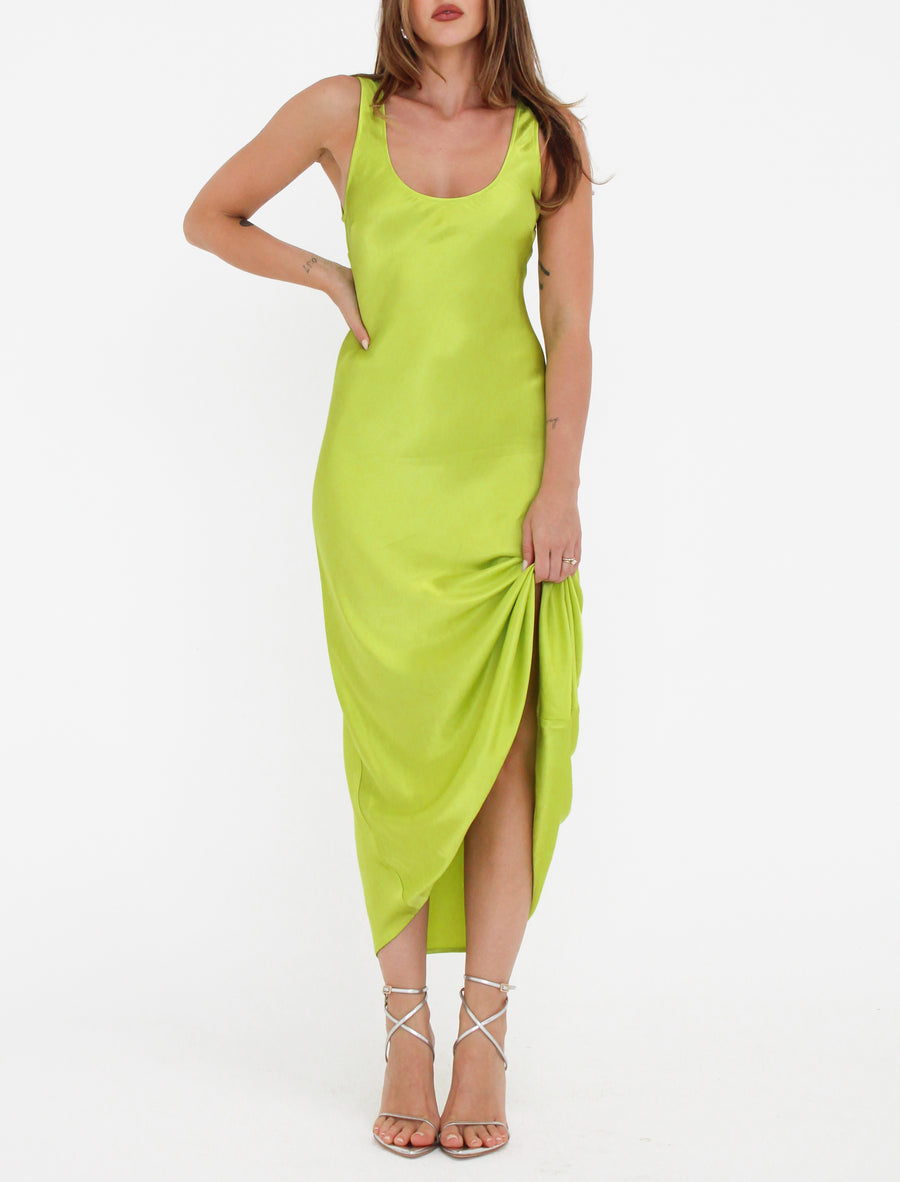 Market Midi Dress | Citron - Midi Dress