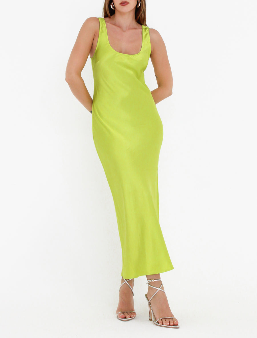 Market Midi Dress | Citron - Midi Dress