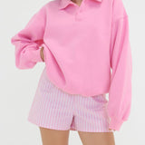 Airport Sweatshirt | Bonbon Pink - Sweaters