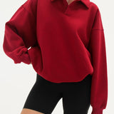 Airport Sweatshirt | Merlot - Sweaters