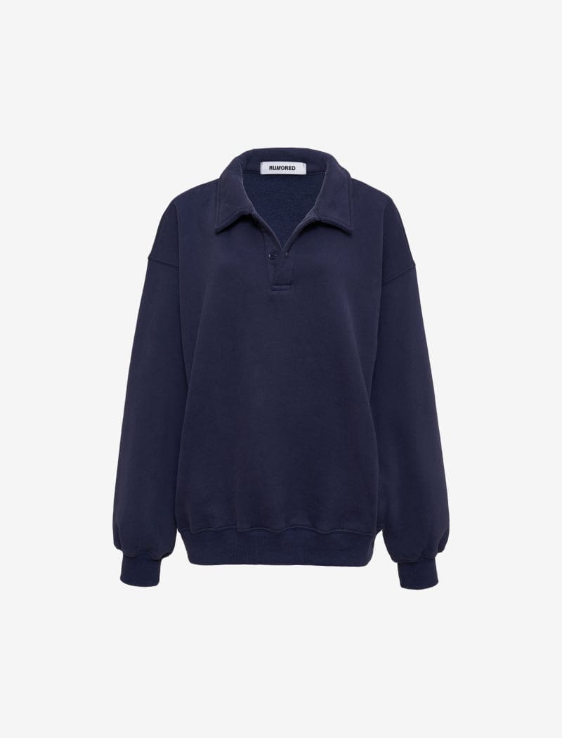 Airport Sweatshirt | Navy - Sweaters