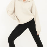 Airport Sweatshirt | Oat - Sweaters