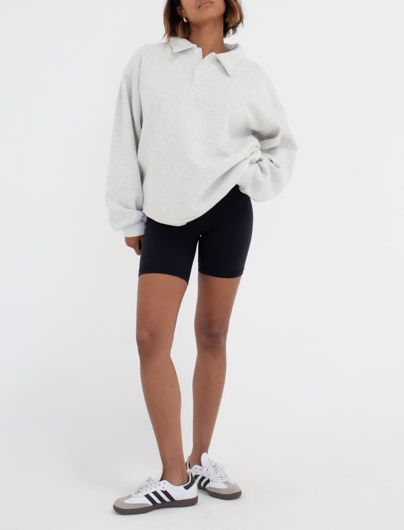 Airport Sweatshirt | Pearl Gray - Sweaters