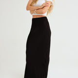 Archive Bias Maxi Skirt | Black - Maxi Skirt