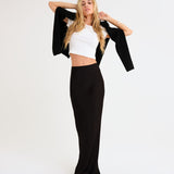 Archive Bias Maxi Skirt | Black - Maxi Skirt