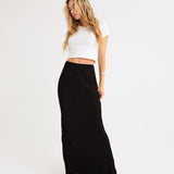 Archive Bias Maxi Skirt | Black - Maxi Skirt