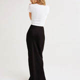 Archive Bias Maxi Skirt | Black - Maxi Skirt