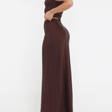 Archive Bias Maxi Skirt | Espresso - Maxi Skirt