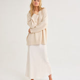 Archive Bias Maxi Skirt | Ivory - Skirts