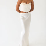 Archive Bias Maxi Skirt | Ivory - Skirts