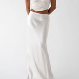 Archive Bias Maxi Skirt | Ivory - Skirts