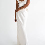 Archive Bias Maxi Skirt | Ivory - Skirts