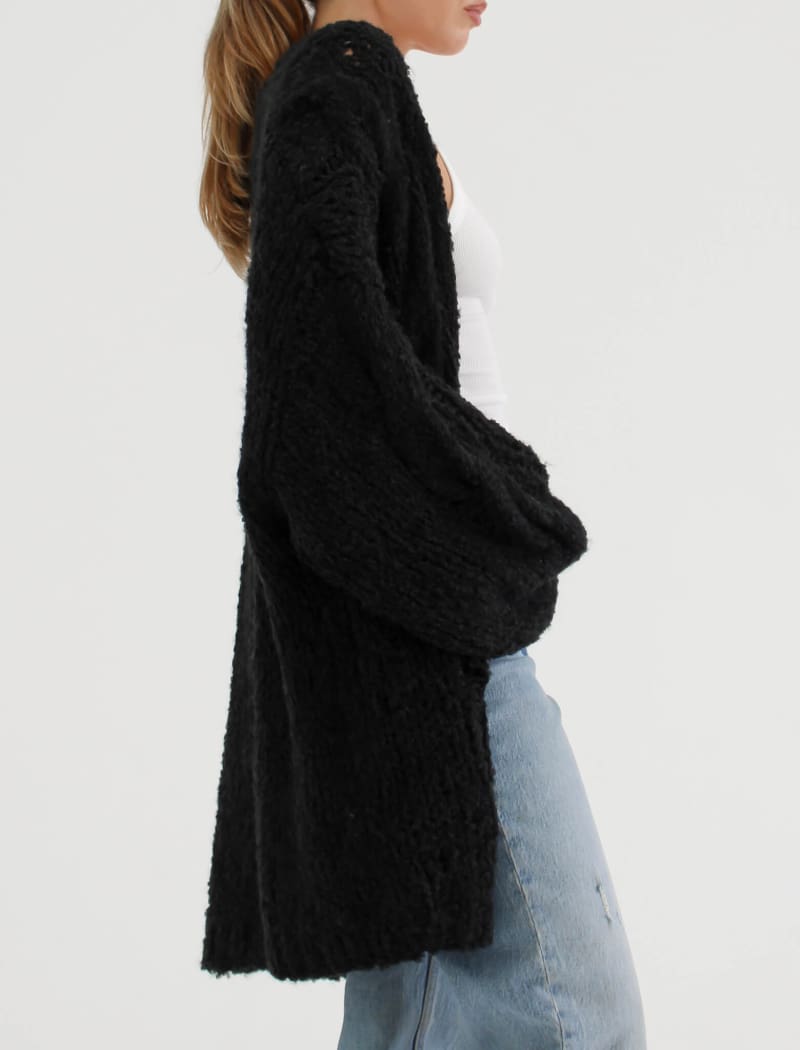 Aspen Cardigan | Black - Cardigan