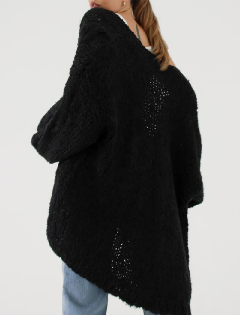 Aspen Cardigan | Black - Cardigan