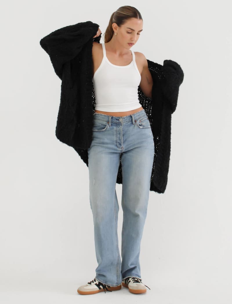 Aspen Cardigan | Black - Cardigan