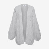 Aspen Cardigan | White Smoke - Cardigan