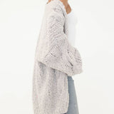 Aspen Cardigan | White Smoke - Cardigan