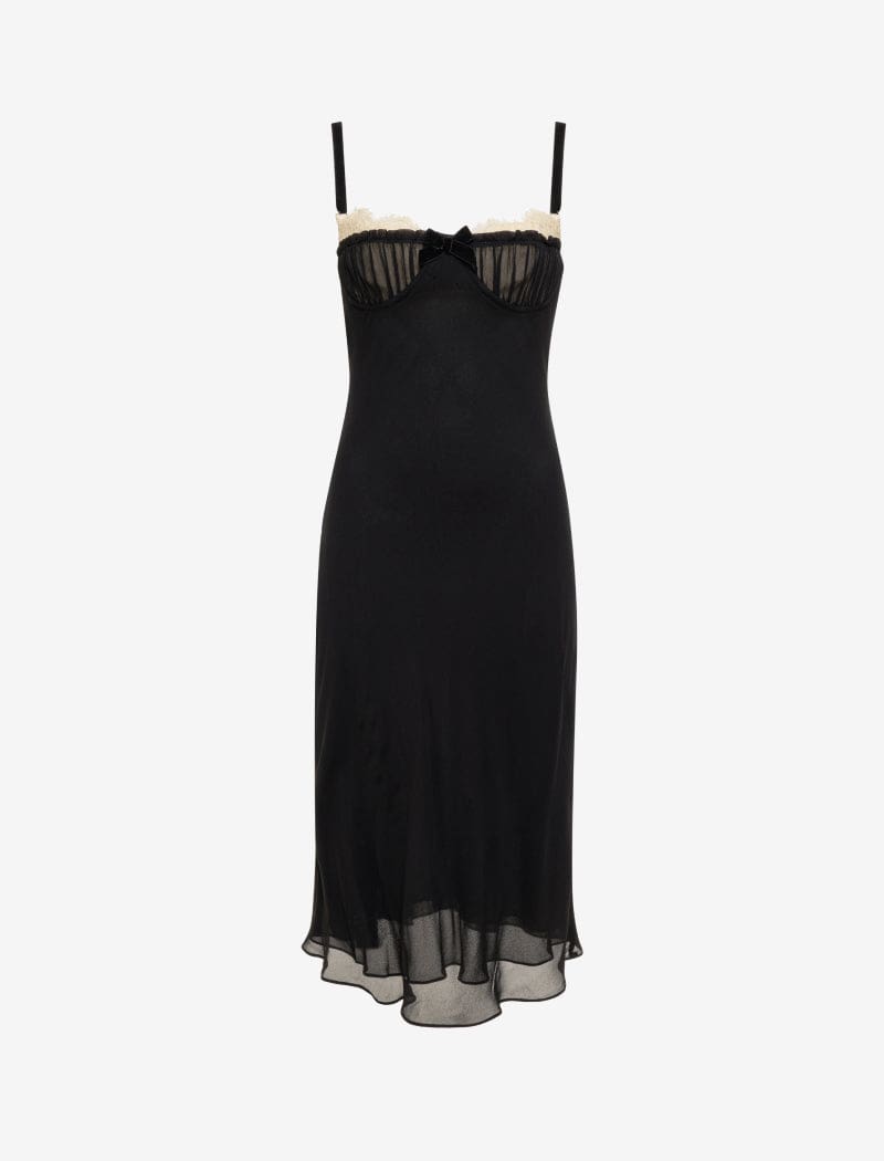 Bardot Midi Dress | Black