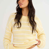 Bayside Sweater | Banana Stripe