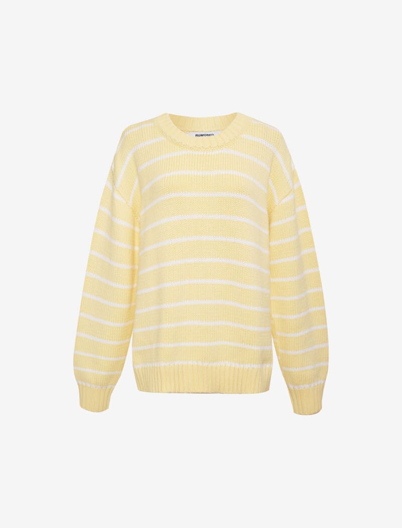 Bayside Sweater | Banana Stripe