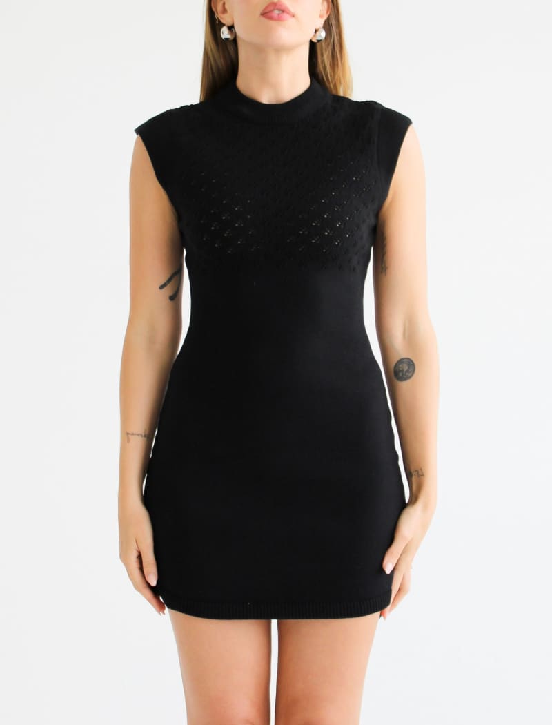 Birkin Mini Dress | Black - Mini Dress