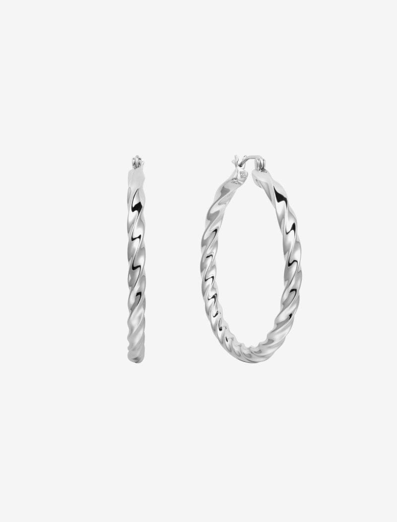 Cher Hoops | Silver - O/S