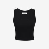 Classic Ribbed Tank | Black - Camis and Tanks