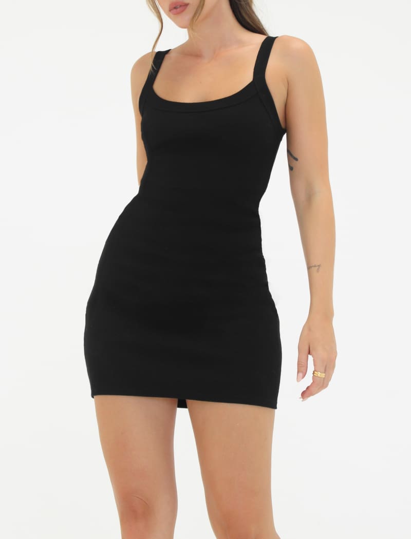 Core Mini Dress | Black - Mini Dress