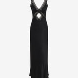 Crossroads Maxi Dress | Black - Maxi Dress