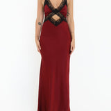 Crossroads Maxi Dress | Garnet - Maxi Dress