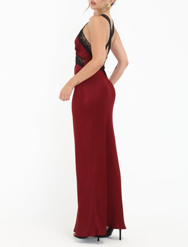 Crossroads Maxi Dress | Garnet - Maxi Dress