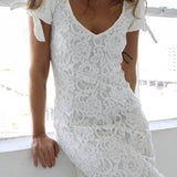 Dakota Maxi Dress | White Lace