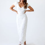 Dakota Maxi Dress | White Lace