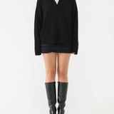 Delancey Sweater | Black - Sweaters