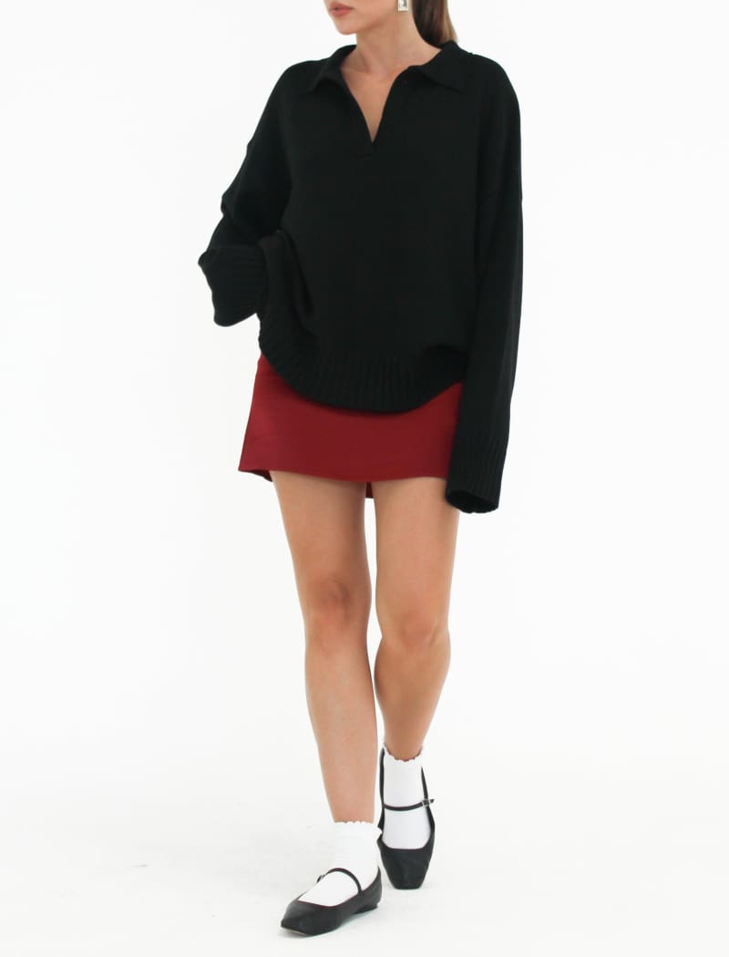 Delancey Sweater | Black - Sweaters