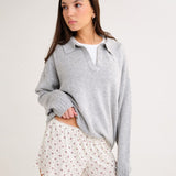 Delancey Sweater | Pearl Gray - Sweaters