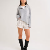 Delancey Sweater | Pearl Gray - Sweaters