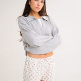 Delancey Sweater | Pearl Gray - Sweaters