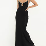 Diamond Maxi Dress | Black - Maxi Dress