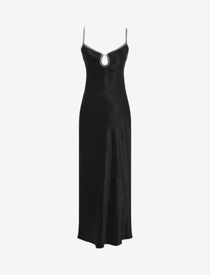 Diamond Jewel Maxi Dress - black