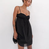 Dollhouse Mini Dress | Black Lurex - Mini Dress