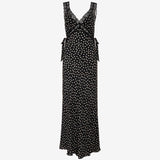 Dolly Midi Dress | Black Ditsy Dot