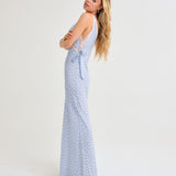 Dolly Midi Dress | Blue Ditsy Dot - Midi Dress