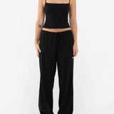 Easy Drawstring Pant | Black - Pants