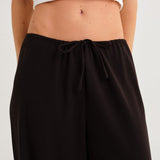 Easy Drawstring Pant | Black - Pants