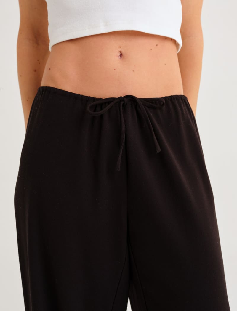 Easy Drawstring Pant | Black - Pants